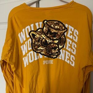 VS Pink University of Michigan Longsleeve Shirt